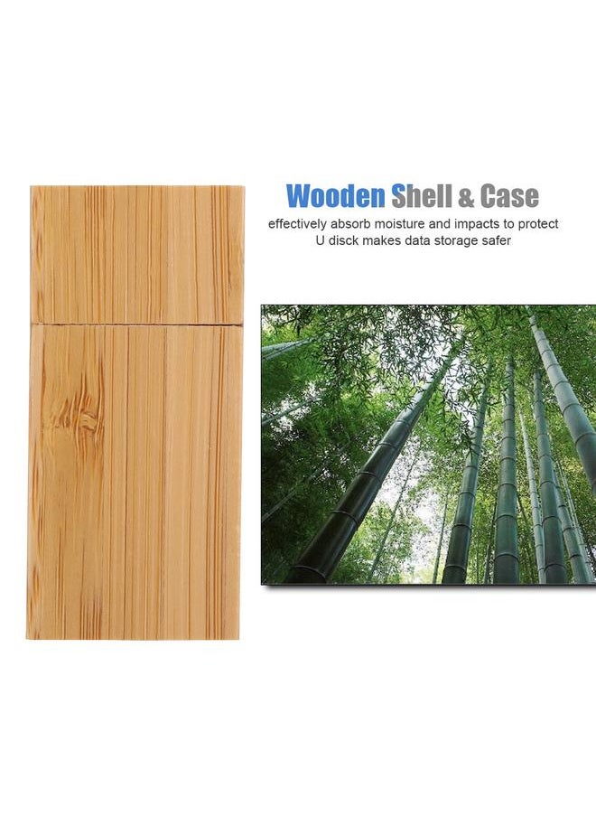 Thoraya - Wooden Long Shape Flash Drives Storage USB 2.0 U Disk Memory Stick (64G) - Image 1