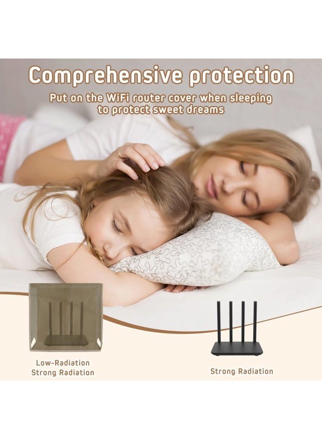 Otoolling Large WiFi Router Cover and Smart Meter Cover Block 90% of WiFi Router EMF and 5G Electric Meter Faraday Cage Protection - Image 4