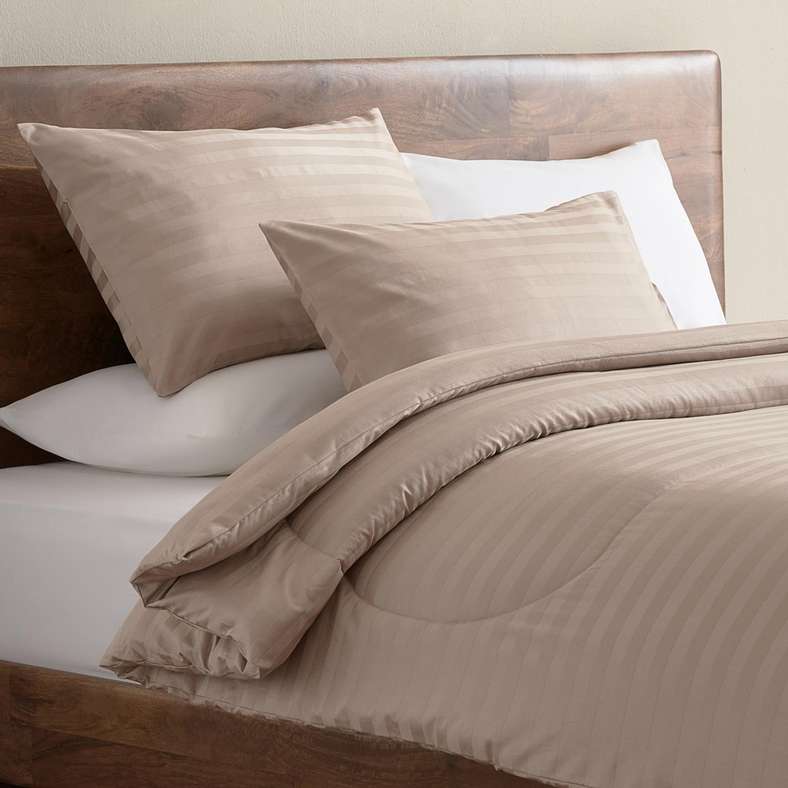 Tiffany 3-Piece Comforter Set 200x240cm - Beige
