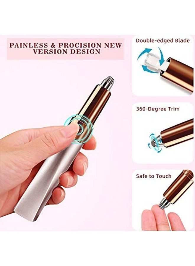 NIBEMINENT Hair Remover Epilator Pink/Gold/White - Image 2