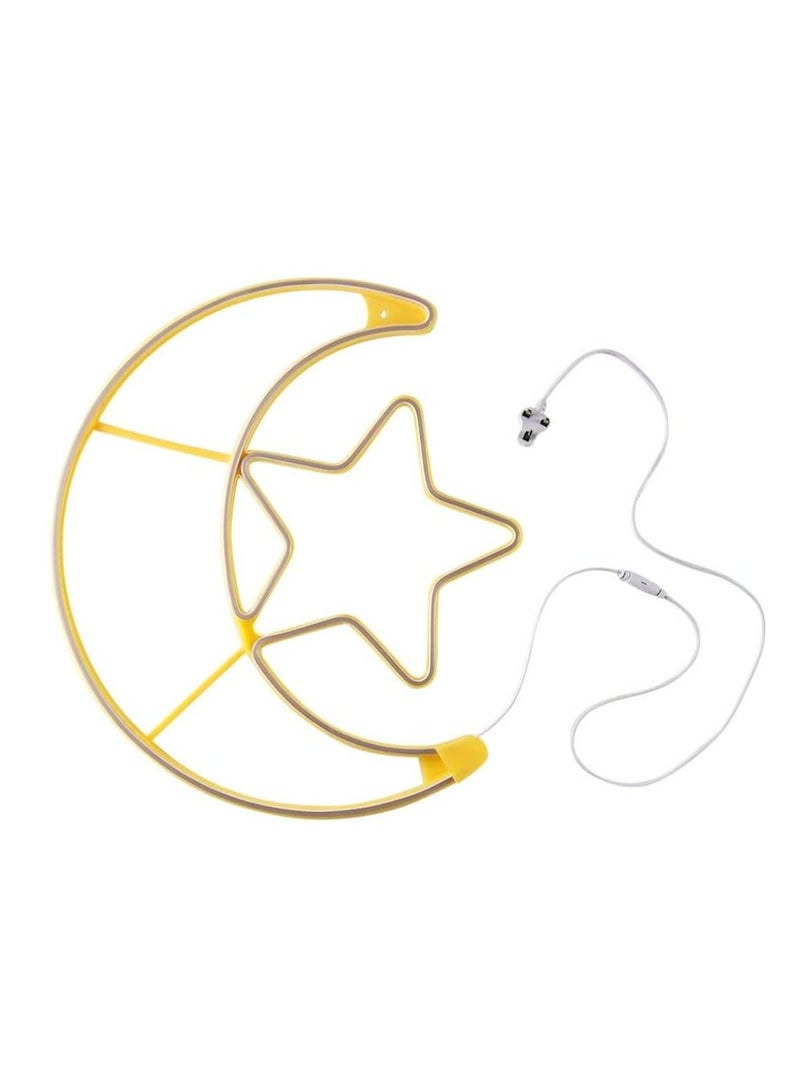 هلالفل مصباح الاضاءة بشكل هلال ونجمه حجم كبير - Image 5