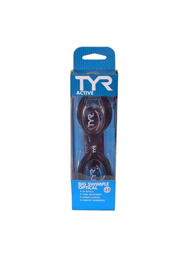 TYR Big Swimple Optical Swim Goggles 5.5 (Clear;Black) - Image 5