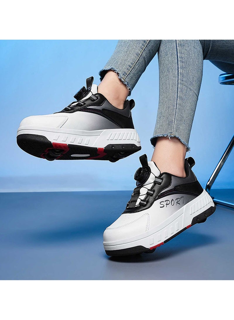 Loquat Sneaker Skate Shoes with Wheels Roller Skates Shoes - Image 4