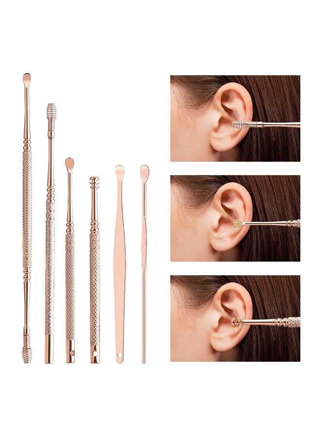 maycreate MAYCREATE® 10PCS Ear Wax Cleaner Stainless Steel Ear Wax Remover Tool Kit Grade Stainless Steel Ear Pick Tools for Adults and Kids Ears Cleaning(Batteries Included)  - Image 2