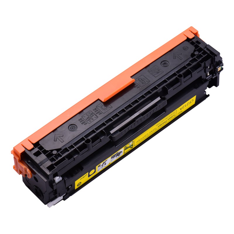 حاوية حبر احترافية متوافقة لاستبدال حاوية حبر الطابعة متوافقة مع HP Laserjet pro 200/M251/M267 (لون أصفر، عبوة واحدة) - Image 4
