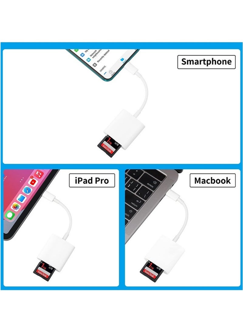 كينسو SD card reader for USB C devices, dual slot Micro SD card reader, compatible with iPhone15/16e with iPhone15/16 - Image 5