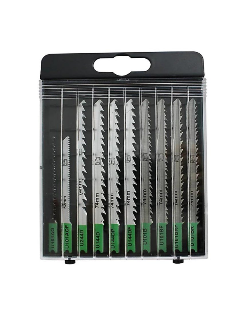 Universal U-Shank Jigsaw Blade Set 10Pcs