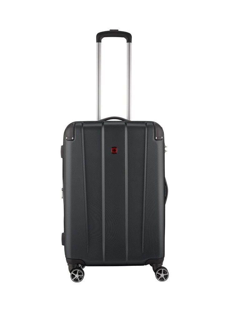 Wenger Protector Medium Hardside Expandable 67cm Check-In Luggage Trolley Black - 612363 - Image 1