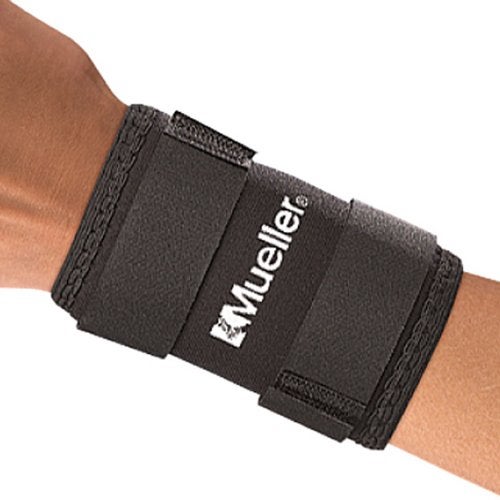 Mueller Neoprene Wrist Sleeve, Medium (Black) - Image 2