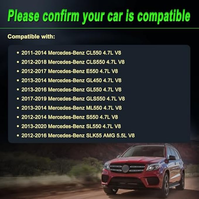 SHICHU Alternator Compatible with Mercedes-Benz CL550 CLS550 E550 GL550 GL450 GLS550 ML550 S550 SL550 SLK550 Replace for FG18S029 A0141540902 0009068601 0141540902 A3126 4.7L V8 5.5L V8 - Image 2