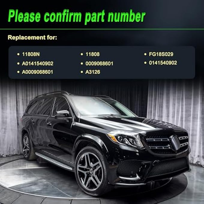 SHICHU Alternator Compatible with Mercedes-Benz CL550 CLS550 E550 GL550 GL450 GLS550 ML550 S550 SL550 SLK550 Replace for FG18S029 A0141540902 0009068601 0141540902 A3126 4.7L V8 5.5L V8 - Image 3