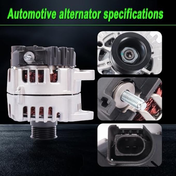 SHICHU Alternator Compatible with Mercedes-Benz CL550 CLS550 E550 GL550 GL450 GLS550 ML550 S550 SL550 SLK550 Replace for FG18S029 A0141540902 0009068601 0141540902 A3126 4.7L V8 5.5L V8 - Image 5