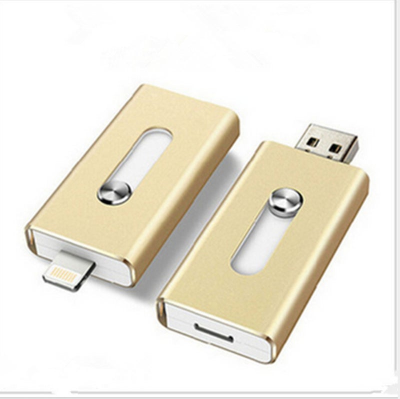 Suitable For Iphone Usb Flash Drive Android High-Speed Computer Metal Three-In-One Usb Flash Drive Gift Custom - Image 2