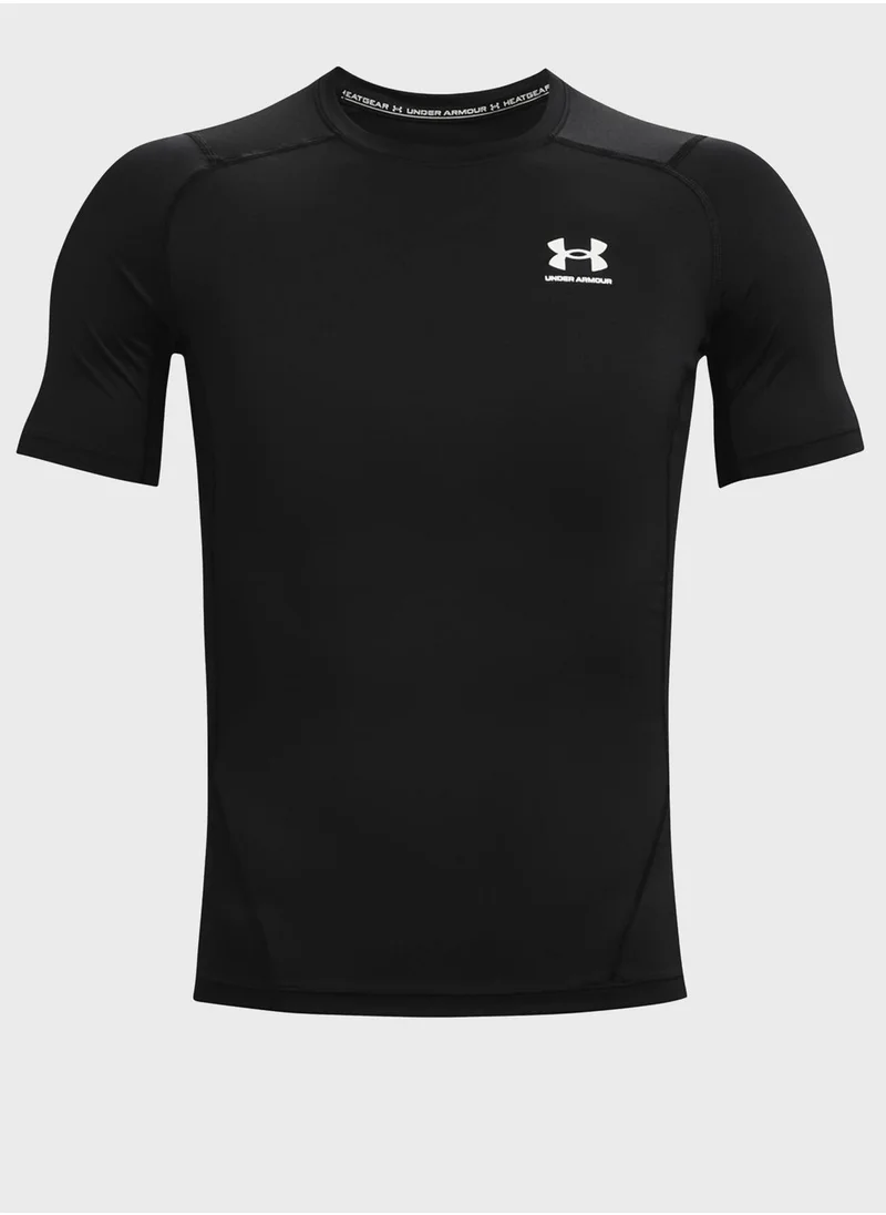 UNDER ARMOUR Heatgear Armour Compression Short Sleeve T-shirt