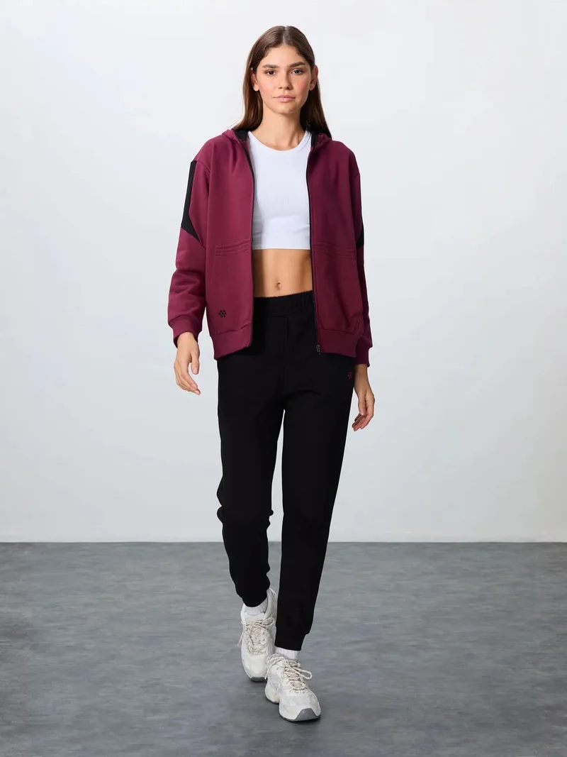 تومي لايف TOMMY Oversized Hooded Zip Sweatshirt And Pants Set
