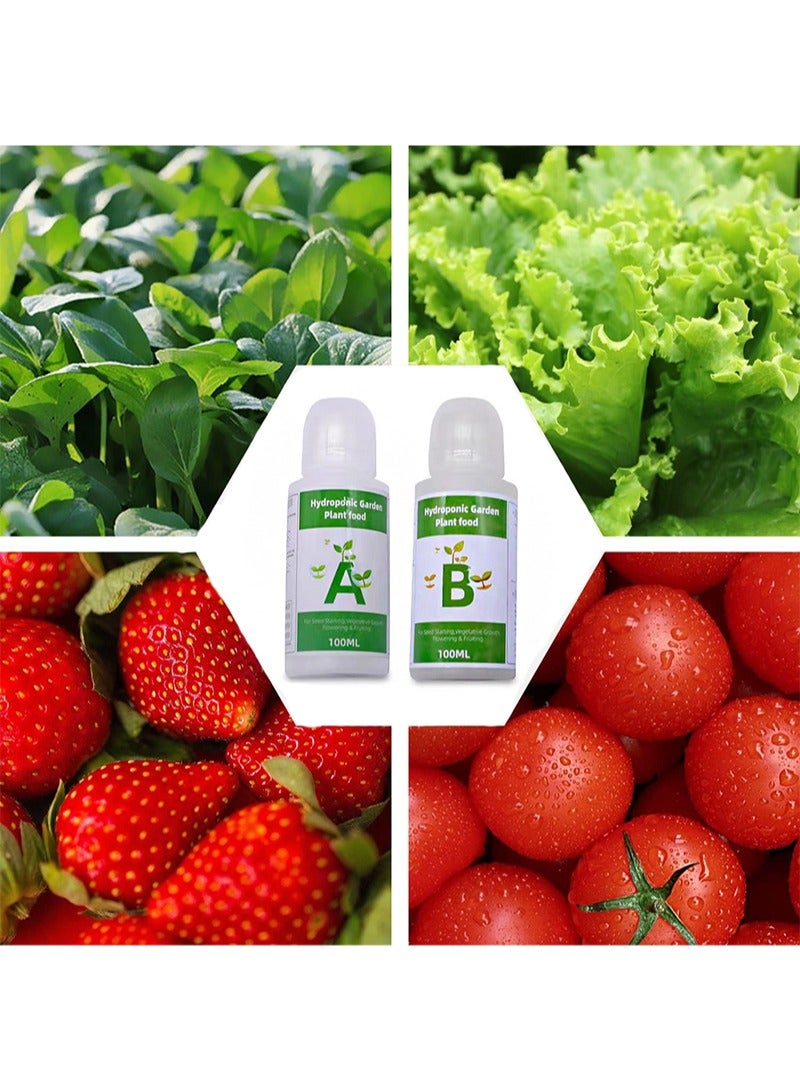 ايكانبو سماد نباتي للحدائق المائية سعة 200 مل، متوافق مع أنظمة الزراعة المائية، سماد مركز متعدد الأغراض للنباتات من الفئة أ و ب، مناسب لإنبات النباتات - Image 3