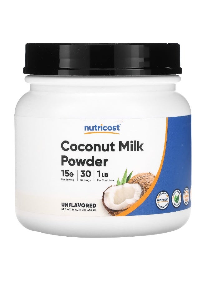Nutricost Nutricost, Coconut Milk Powder, Unflavored, 16 oz (454 g)  - Image 1