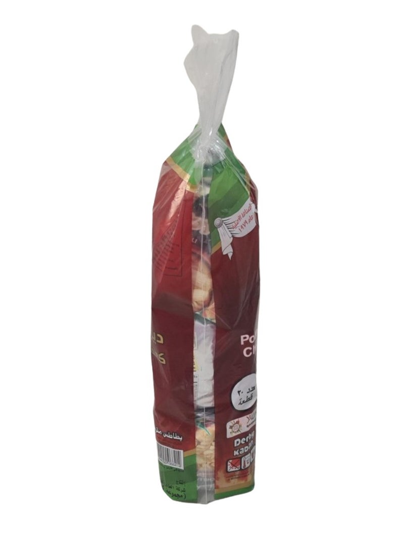 Derby - Potato chips snacks Hot Chilli flavor 20grams Pack of 20 piece - Image 1