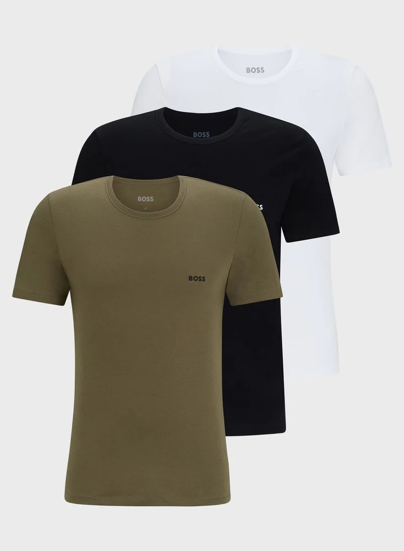 BOSS 3 Pack Essential T-Shirt