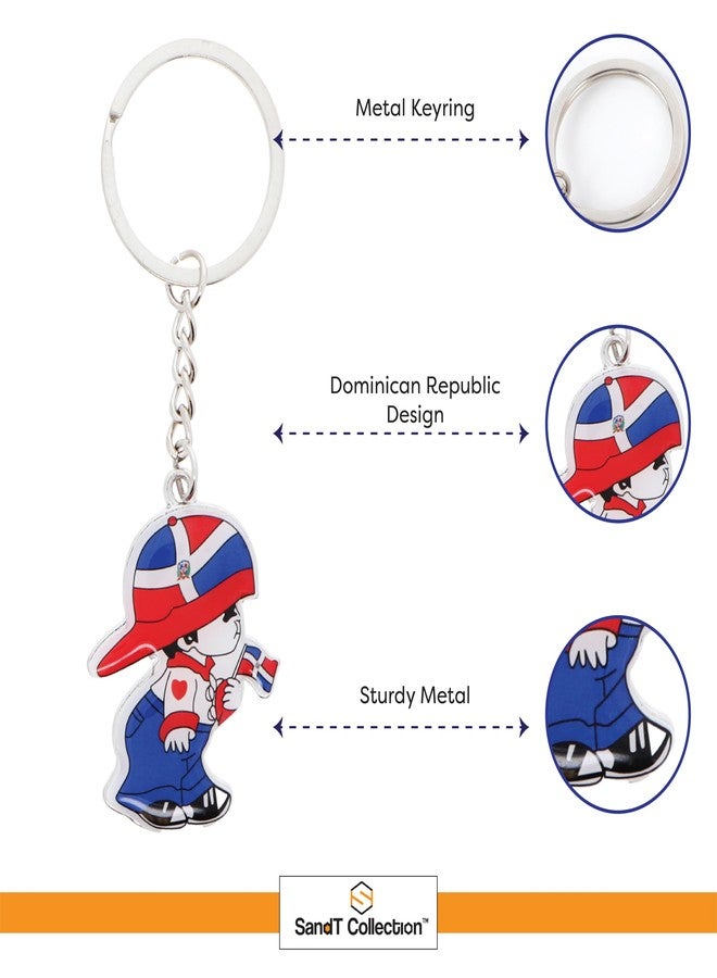 SandT Collection Dominican Republic Keychain - Boy - Image 3