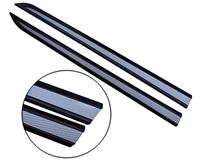 Auto E-Shopping Car Door Side Beading Moulding Silver Black Colour Compatible for Maruti Swift All Models Set of 4 Pieces | Plastic - Image 4
