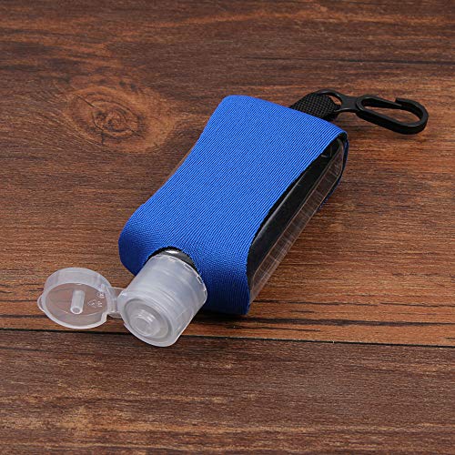 ICObuty Empty Bottle for Hand Gel Products Liquid Soap 6 Pack 1 OZ Travel Sized Holder Keychain Carriers Flip Cap Reusable Portable (Hot Pink1) - Image 2