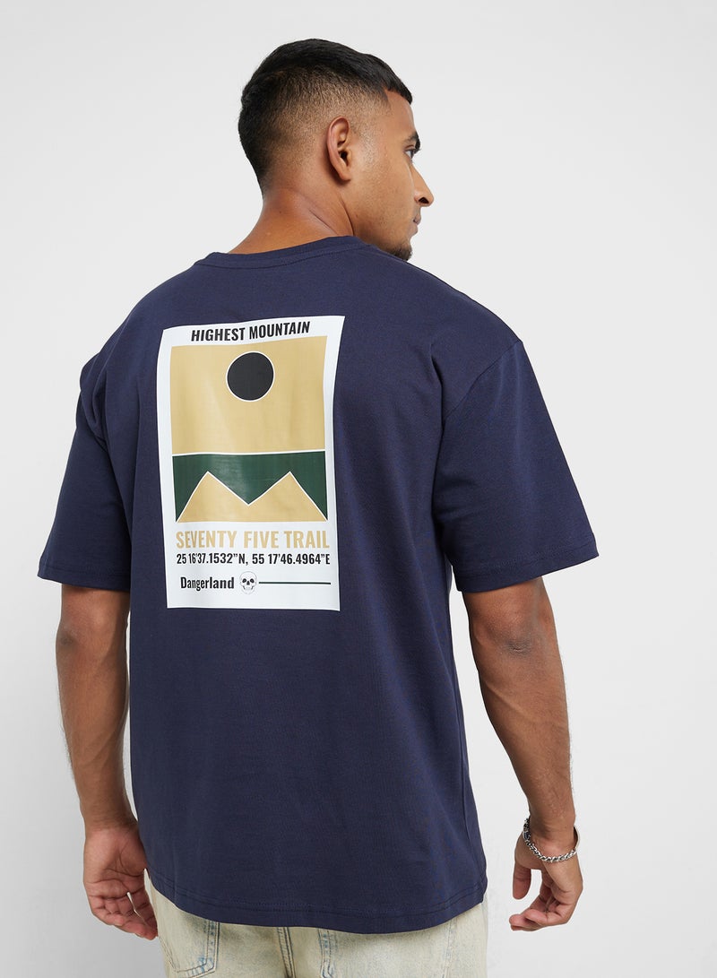 Seventy Five Oversized Graphic T-Shirt - Image 2