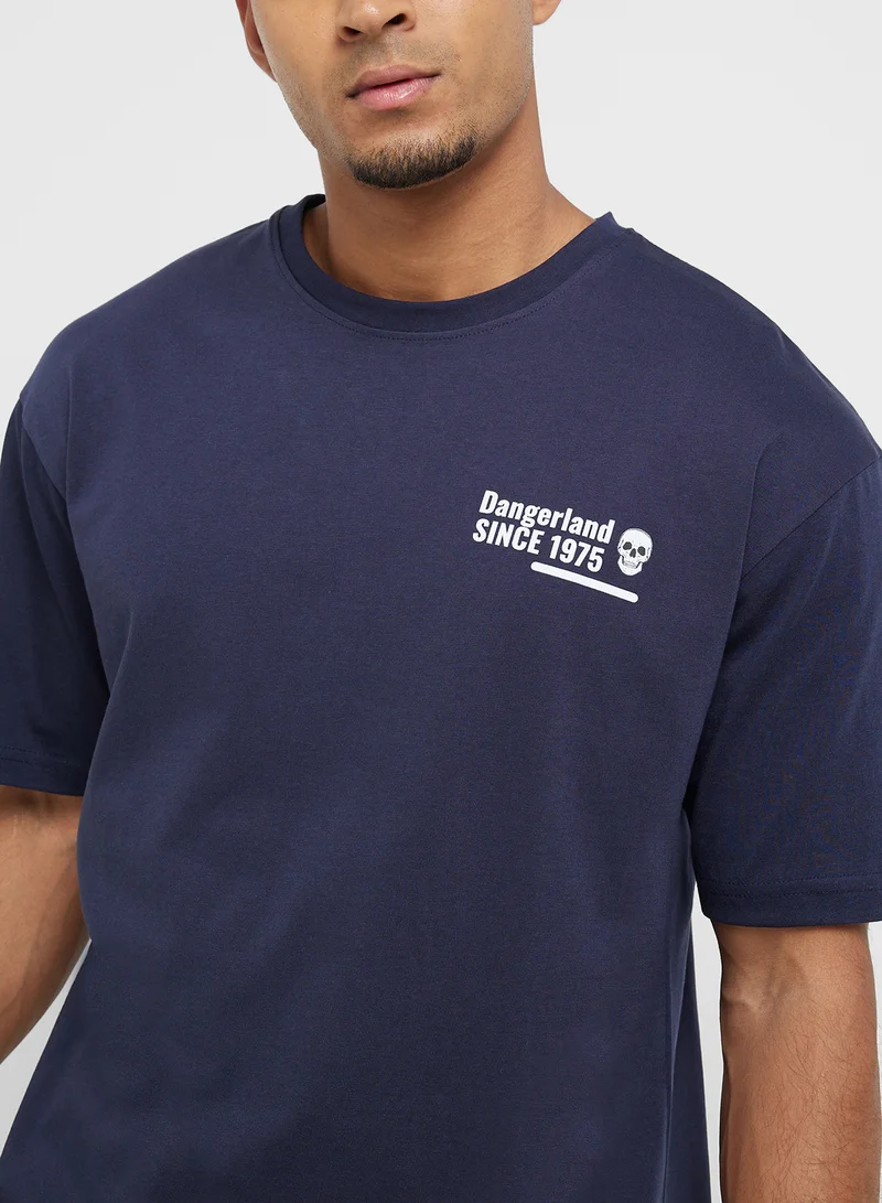 Seventy Five Oversized Graphic T-Shirt