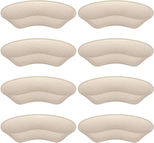 BIGIICO Heel Grips Liner Cushions Heel Pads Insert Prevent Too Big Slipping Blisters Filler for Loose Shoe Fit Pale Apricot - Image 2
