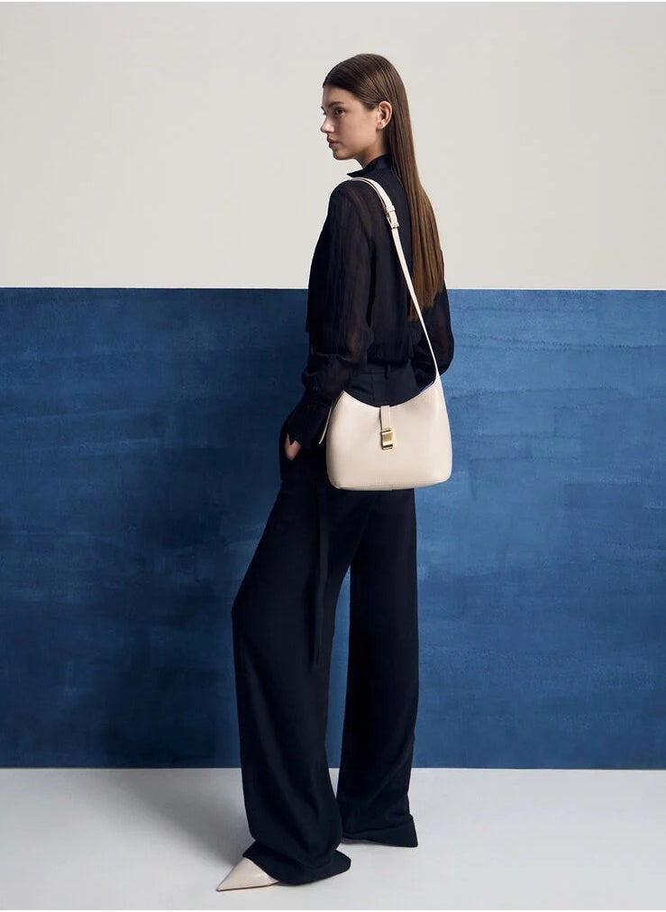 Charles & Keith Charles & Keith Wisteria Belted Shoulder Bag  - Image 5