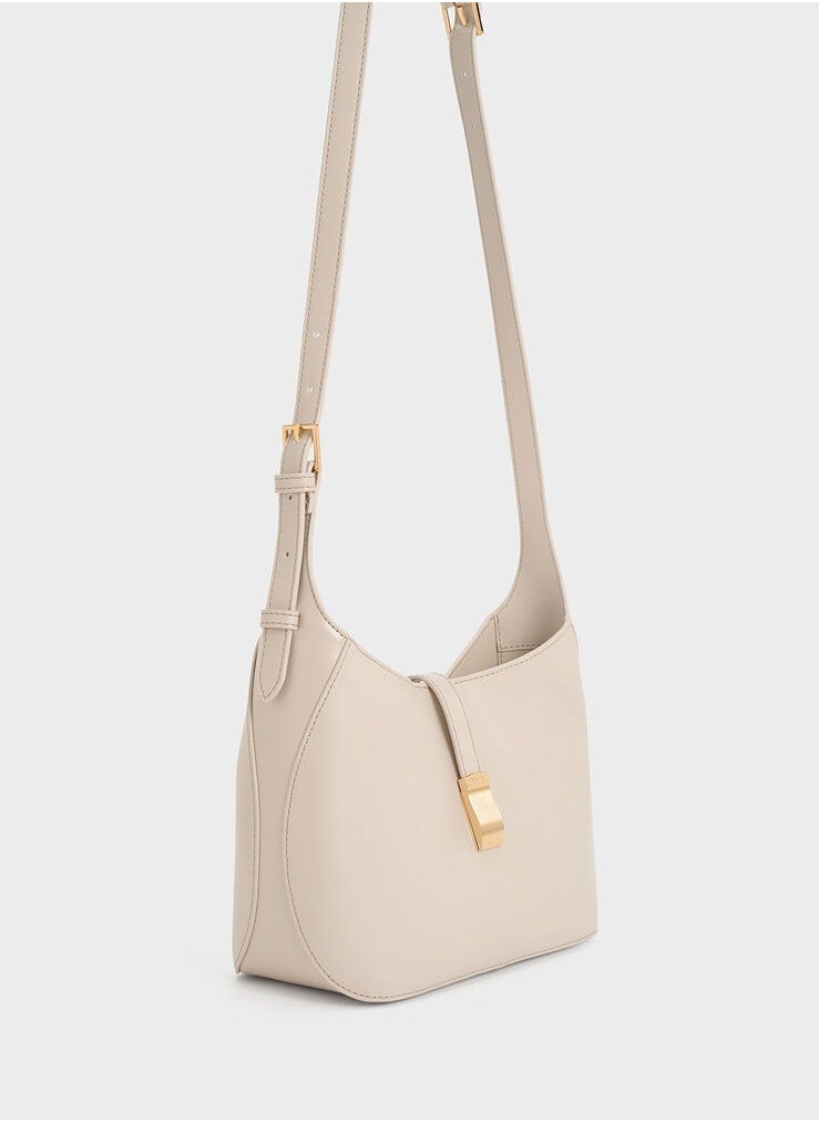 Charles & Keith Charles & Keith Wisteria Belted Shoulder Bag  - Image 3