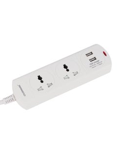 Olsenmark Olsenmark 2 Way Universal Power Extension Socket With 2 USB 2.1A, 3M Cable 13A  - Image 3