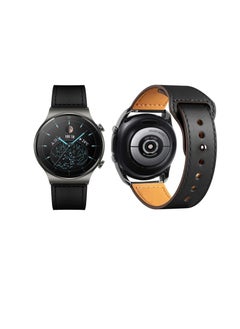 Generic Band Leather 22MM For Samsung galaxy watch 3 45mm /watch 46mm/Gear S3/Huawei watch GT2E/GT (42mm)/GT2 Pro/GT2 46MM/honor Magic Watch2 48mm/Amazfit GTR 48mm/GTR 2/2e  - Image 3