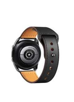 Generic Band Leather 22MM For Samsung galaxy watch 3 45mm /watch 46mm/Gear S3/Huawei watch GT2E/GT (42mm)/GT2 Pro/GT2 46MM/honor Magic Watch2 48mm/Amazfit GTR 48mm/GTR 2/2e  - Image 4