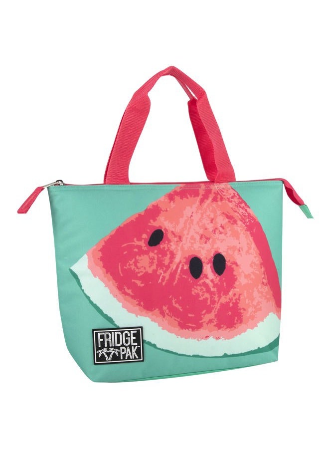 Fridge Pak Tropical Lunch Tote Bag Fruit Lunch Bag for Women Insulated Cooler Bags for Beach, Food, Groceries (Watermelon Slice Tote) - Image 1