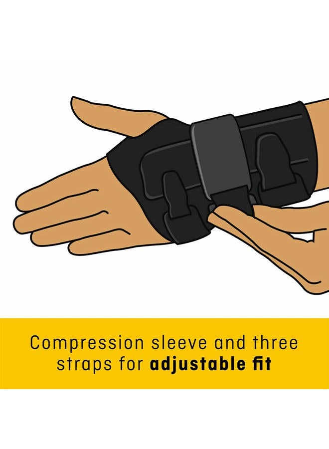FUTURO FUTURO Compression Stabilizing Wrist Brace, Left Hand, S/M - Image 5