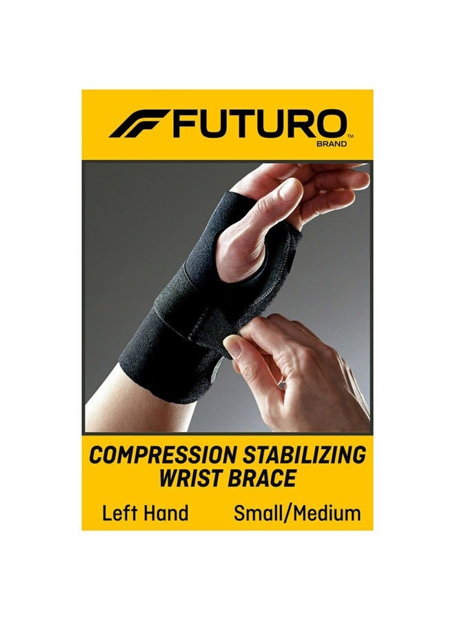 FUTURO FUTURO Compression Stabilizing Wrist Brace, Left Hand, S/M - Image 2