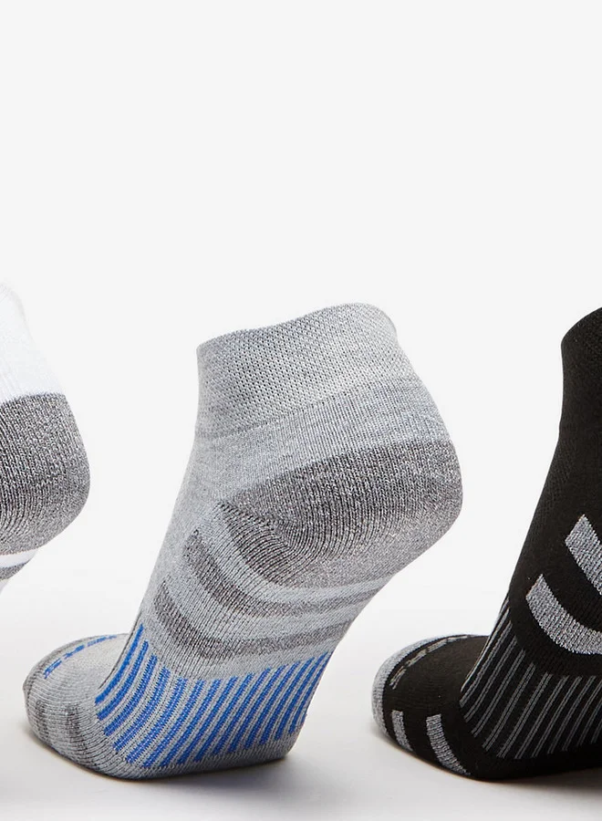 SKECHERS Textured Sports Socks - Set of 3