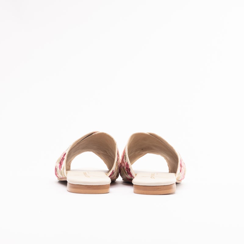 Crystalicious Rose Lace Women Flat Handcrafted by Artisticas Eco-Friendly Elegance with Embroidery All-Day Comfort - Image 5