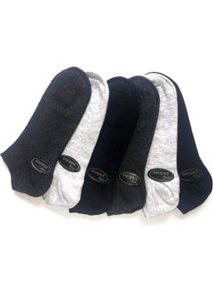 Ozzy Socks 6 Pack Men's Seamless Booties Socks  - Image 2