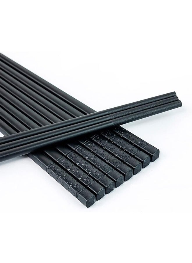 10 Pairs Fiberglass Chopsticks - Reusable Chopsticks Dishwasher Safe