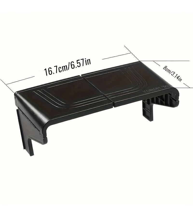غطاء حاجب الشمس ABS أسود بحجم 7 إلى 12 بوصة لشاشات نظام تحديد المواقع في السيارات - Image 2