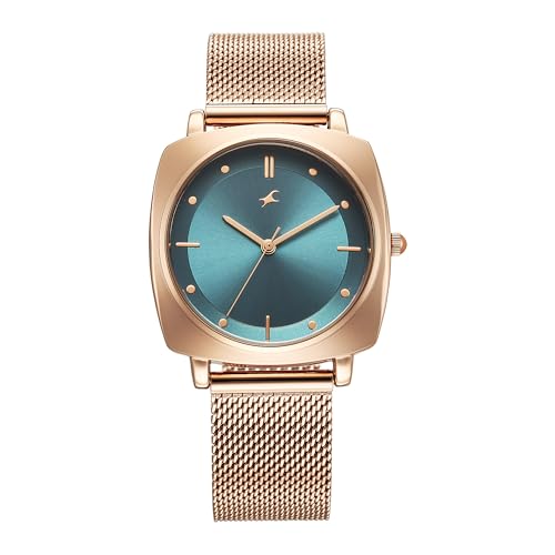 Fastrack Stunners X Special Edition Quartz Green Dial Stainless Steel Analog Watch for Women - Image 1