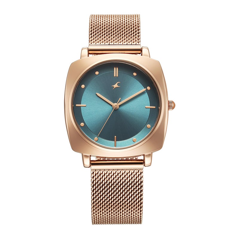 Fastrack Stunners X Special Edition Quartz Green Dial Stainless Steel Analog Watch for Women - Image 4