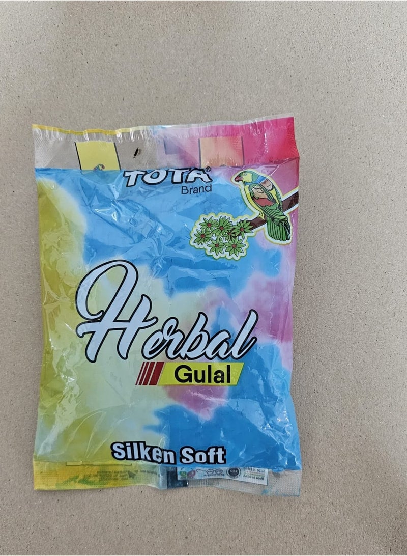 توتا عبوة من 10 ألوان توتا هولي ولون جولال أزرق لحفلة هولي 100 جم لكل منهما - Image 3