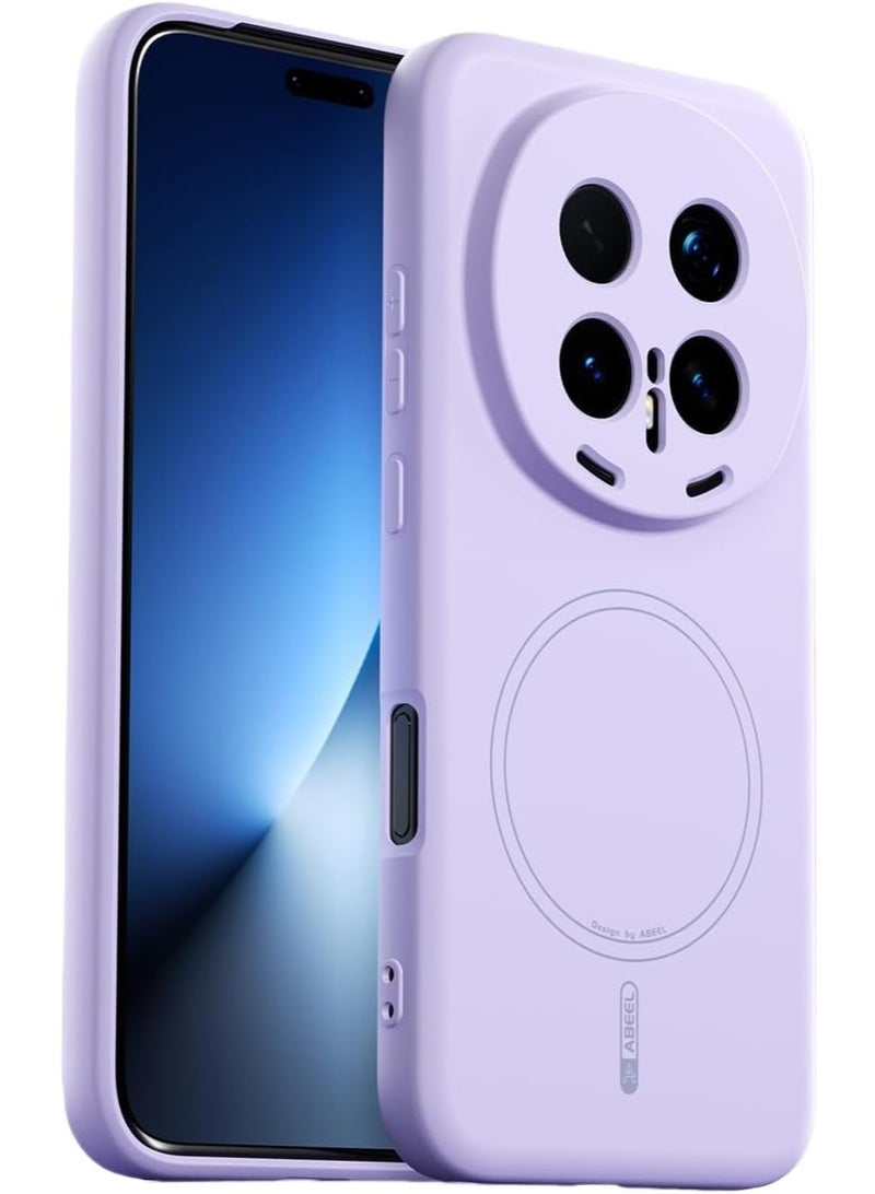 general Case Compatible with Honor Magic 8 Pro 5G, [Compatible with Mag-Safe], Slim Thin Liquid Silicone Soft Rubber Gel, Full Camera Protection, Pure Color Bumper Simple Cover - Image 1