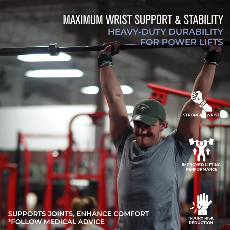 Rip Toned Wrist Wraps for Weightlifting â€“ USPA & USAPL Approved 18" Wrist Straps for Powerlifting â€“ Adjustable, Durable Gym Wraps with Thumb Loop â€“ Maximum Support for Men & Women â€“ Black-White Stiff - Image 2