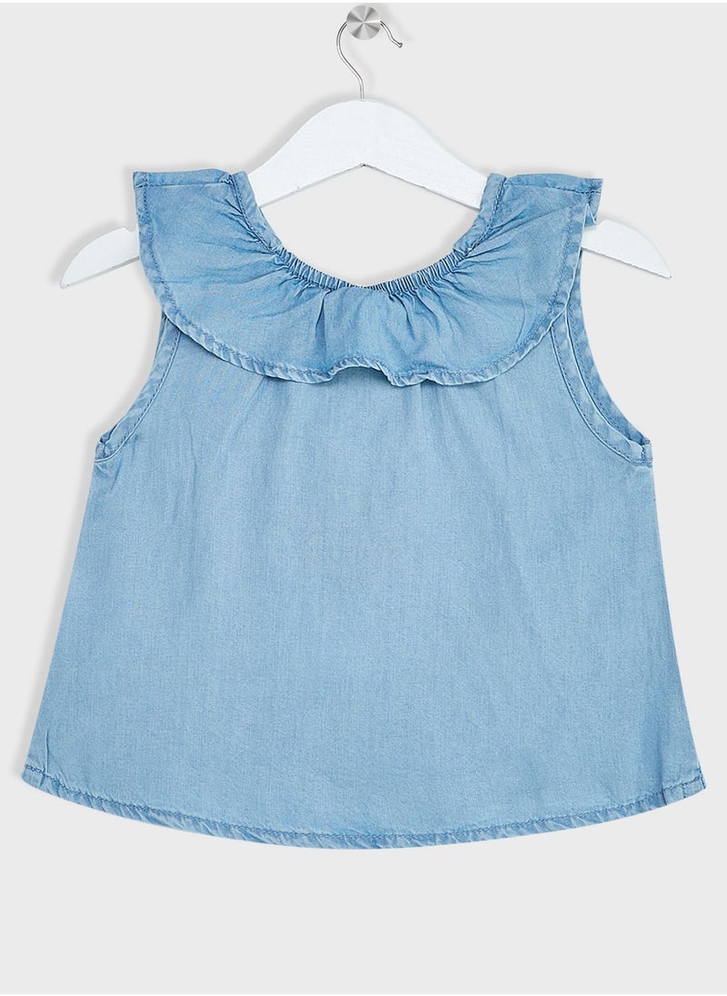 NAME IT - Kids Ruffle Tops - Image 1