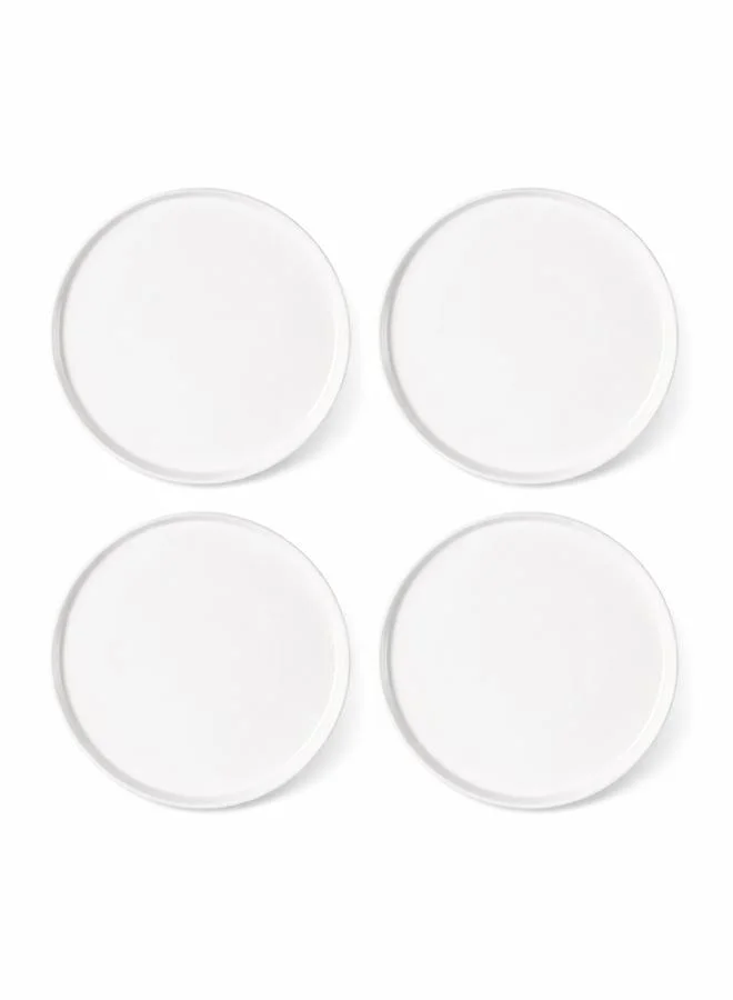 كويزين أرت طقم من 4 أطباق عشاء مستديرة 10.5 بوصة