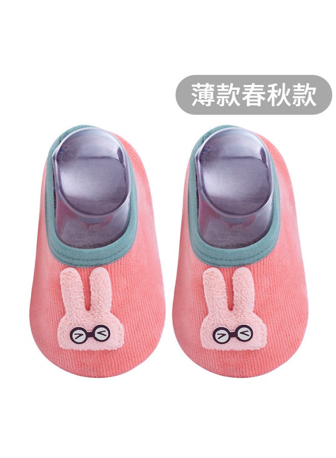 Children's Floor Socks Spring & Fall Breathable Corduroy Cartoon Cooling Floor Socks Dotted Anti-slip Baby Toddler Shoes And Socks